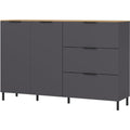 Buffets mit Schubladen 40 x 151 x 98 cm eiche