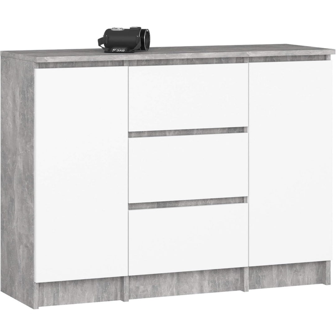 Schubladenschrank Kommode Schubladen, Schrank Regalboden, schwarz