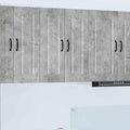 Stauraumschrank Kuchenschrank, Beton Grau, Holzwerkstoff, grau