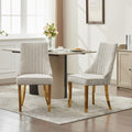 Stuhl mit Tueren mit Stahlgestell beige