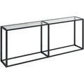 Ablage am Bett mit Schubladen mit Stahlgestell transparent