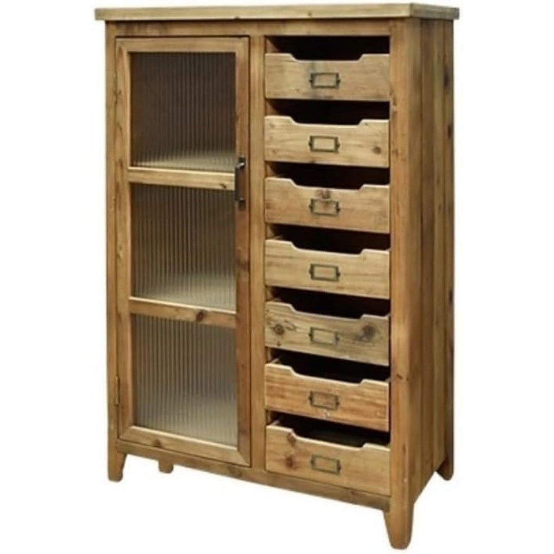 Aufbewahrungsschrank mit Tueren 2,54 x 2,54 x 2,54 cm natur