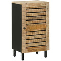 Stauraumschrank mit Tueren 33 x 75 x 1 cm natur